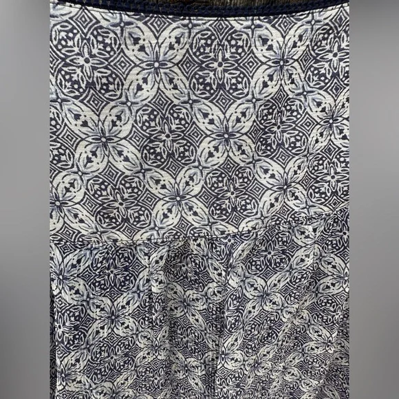 Pendleton Blue & White Floral Skirt - Picture 4 of 7